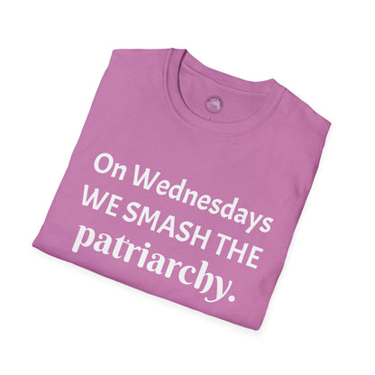 'On Wednesdays We Smash The Patriarchy' Feminist T-Shirt -