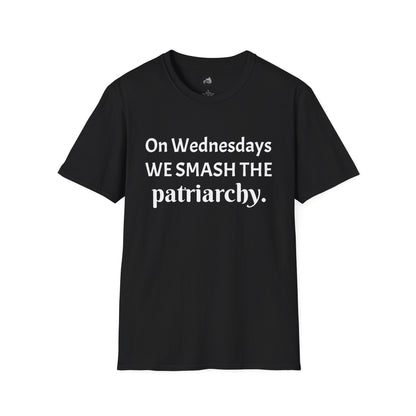 'On Wednesdays We Smash The Patriarchy' Feminist T-Shirt -