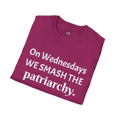 'On Wednesdays We Smash The Patriarchy' Feminist T-Shirt -